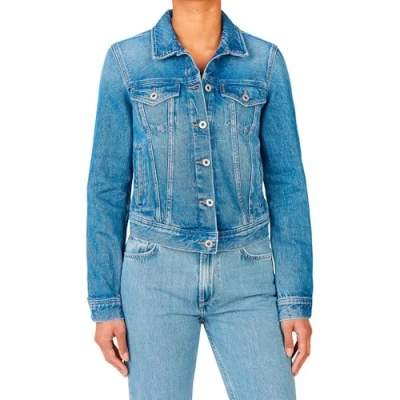 Abbildung von Pepe Jeans SLIM Jacket Jeansjacke, Damen, Größe: Medium, Blue denim