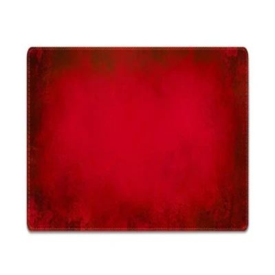 Abbildung von Silent Monsters Mauspad 240 x 200 mm Stoff Mousepad rot Vernähter Rand rutschfest für Gaming Büro Office Homeoffice 24 20 cm Mouse Pad Mat Mausunterlage klein f alle Maus Arten