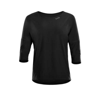 Abbildung von Winshape LONG Sleeve Langarmshirt, Damen, Größe: XXL, Black