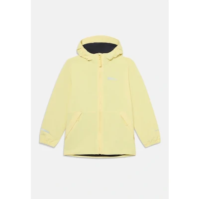 Abbildung von Jack Wolfskin NEW Snowy DAYS Unisex Regenjacke / wasserabweisende Jacke für Kinder, Größe: 152, Lemon ice