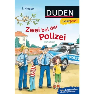 Abbildung von Duden Leseprofi Zwei bei der Polizei, 1. Klasse: Kinderbuch für Erstleser ab 6 Jahren