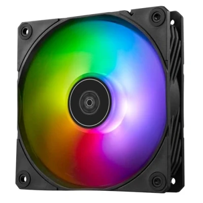 Abbildung von SilverStone Technology SST SF120B ARGB Shark Force Leistungsverstärkter 120 mm PWM Lüfter
