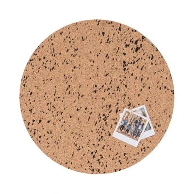 Abbildung von Bi Office Eco Korkplatte ohne Rahmen, doppelseitiger Naturkork, quadratisch, 45 x cm