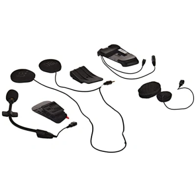 Abbildung von Cardo Unisex Erwachsene PACKTALK 2ND Helmet JBL KIT Sporthelm, schwarz, One Size