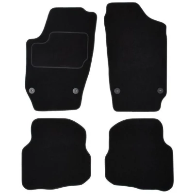 Abbildung von MAMMOOTH A041 VW340 PRM 01 Fußmattensatz Facelifting Textil vorne und hinten 4 schwarz VOLKSWAGEN: Polo IV Hatchback