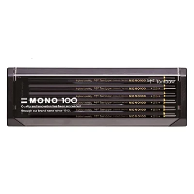 Abbildung von Tombow Mono 100 2B Bleistift Härtegrad 2B, 12 er Set