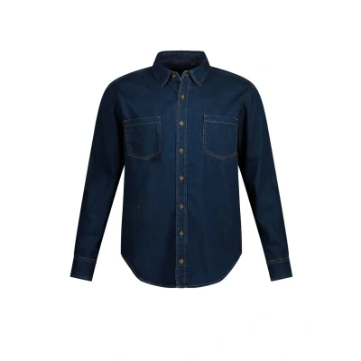 Abbildung von JP 1880 Herren Denimhemd, Mf, Kent, 1/1 Hemd, Dark Blue Denim, 8XL