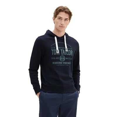 Abbildung von TOM Tailor Sweatjacke, Herren, Größe: XXL, Sky captain blue