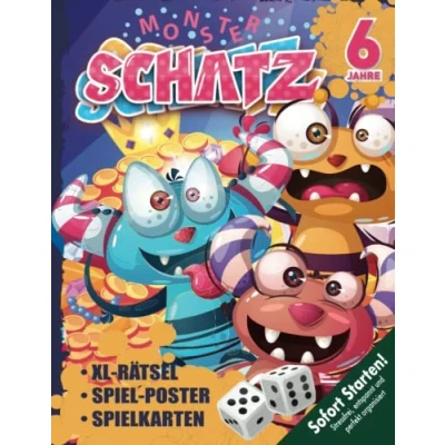 Abbildung von Monsterstarker Kindergeburtstag mit Schnitzeljagd Schatzsuche ab 6 Jahren: Krallt euch den coolsten Monstern Schatz der elitären Monsterakademie vielen Highlights! (Bravo Schatzsuche)