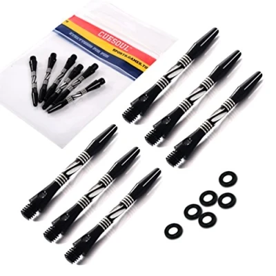 Abbildung von CUESOUL 2 Sets 2BA Medium Aluminum Dartpfeil Schäfte Dart Stem with O&#039;rings (DS 008)