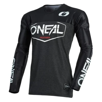 Abbildung von O&#039;NEAL Motocross Trikot Enduro Motorrad Schnell trocknendes Performance Material, Mit großer Bewegungsfreiheit, Slim Fit Schnitt Jersey Mayhem Hexx Erwachsene Schwarz Größe M