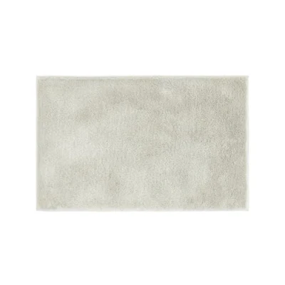 Abbildung von andiamo Badematte rutschfest Florida Badezimmerteppich weich und flauschig Badteppich waschbar Duschvorleger Badvorleger für Badezimmer 60 cm rund grau