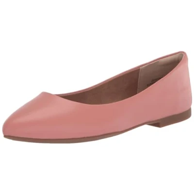 Abbildung von Amazon Essentials Damen Ballerinas mit spitzem Zehenbereich, Staubrosé, 42 EU