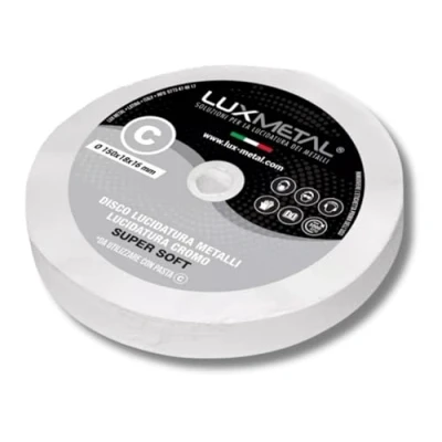 Abbildung von Lux Metal Polierscheibe 150 mm Baumwolle fein für schleifbock doppelschleifer bohrmaschine akkuschrauber winkelschleifer Polierscheiben Zum Polieren Metall wie Aluminium Edelstahl, Polierpaste