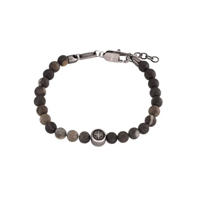 Abbildung von s.Oliver Kompass Armband, Herren, Größe: 22, Grau