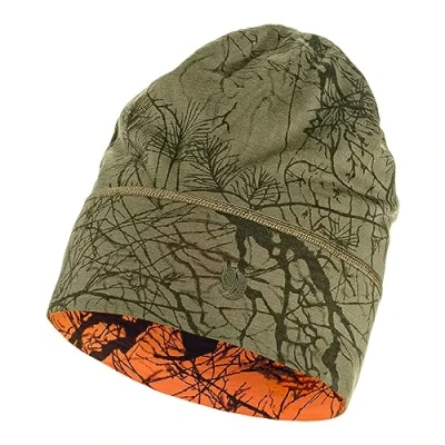Abbildung von Fjallraven 87170 626 261 Lappland Beanie/Lappland Beanie Mütze Unisex Erwachsene Green Camo Orange Multi Größe One Size