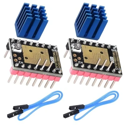 Abbildung von 2pcs TMC2208 V.3.0 Stepper Dämpfer mit Kühlkörper Treiber, Ersatz für A4988 DRV8825 3D Drucker,3D Druckerteil Ultra Silent Modul. (TMC2208 V3.0)