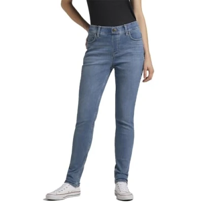 Abbildung von Lee Women&#039;s Comfort Skinny Jeans, MODERN Blue, 29W / 31L