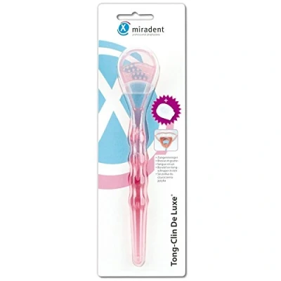 Abbildung von Tong Clin De Luxe Zungenreiniger pink transparent