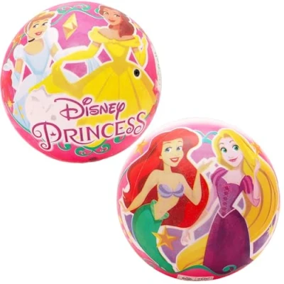 Abbildung von Toyland® 23 cm (9 Zoll) Prinzessinnen Spielball Aschenputtel, Ariel, Belle und Rapunzel Spielzeug für drinnen draußen
