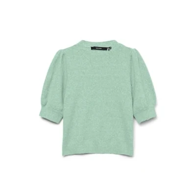 Abbildung von Vero Moda Vmdoffy Oneck Tshirt basic, Damen, Größe: XS, Birds egg green