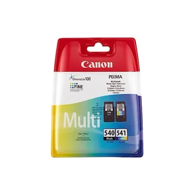 Abbildung von Original Canon PG 540 CL 541 Set mit 2 Tintenpatronen für Pixma MG2250, MG3150, MG3250, MG3510, MG3550, MG4250, MX395, MX455, MX475, MX525 MX535 (Farbe und Schwarz)