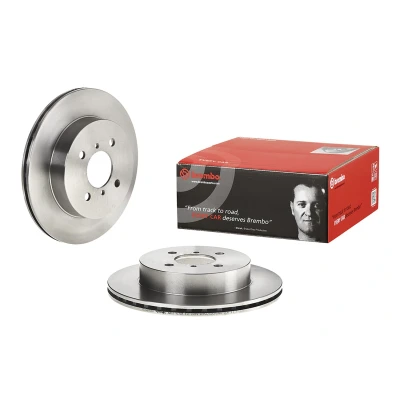 Abbildung von BREMBO 09.9599.10 Bremsscheibe 257 17 4 innenbelüftet SUZUKI: Ignis 2, I