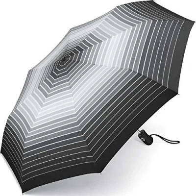 Abbildung von Esprit Taschenschirm Easymatic Light Gradient Stripes Black