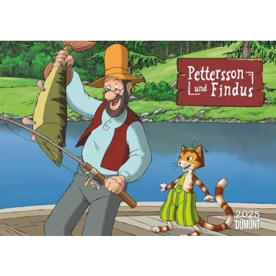 Abbildung von Pettersson &amp; Findus 2025 ¿ Von Sven Nordqvist Wandkalender für Kinder Querformat 42 x 29,7 cm
