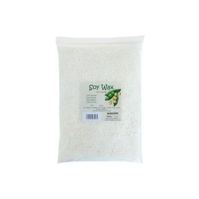 Abbildung von WAXIM. Sojawachs für ökologische Kerzen und Naturkosmetik 850g in Perlen