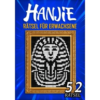 Abbildung von Hanjie Rätsel für Erwachsene: Nonogramm Picross Griddlers Rätselbuch 52 japanische Kreuzworträtsel