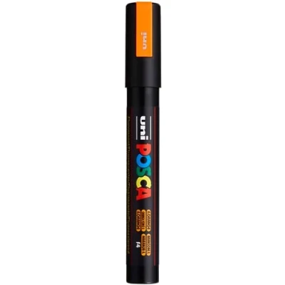 Abbildung von POSCA uni ball 182576 Markierstift mit mittelfeiner Rundspitze, neon orange