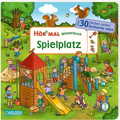 Abbildung von Hör mal (Soundbuch): Wimmelbuch: Spielplatz: Sachen suchen und Geräusche raten Alltagsnaher Wimmelspaß für Kinder ab 2 Jahren zum Entdecken Wiedererkennen, mit verschiedenen Jahreszeiten