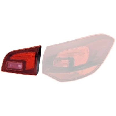 Abbildung von HELLA 9EL 354 998 011 Rückleuchte links innerer Teil H21W, W5W ohne Glühlampen Lampenträger OPEL: Astra J Sports Tourer