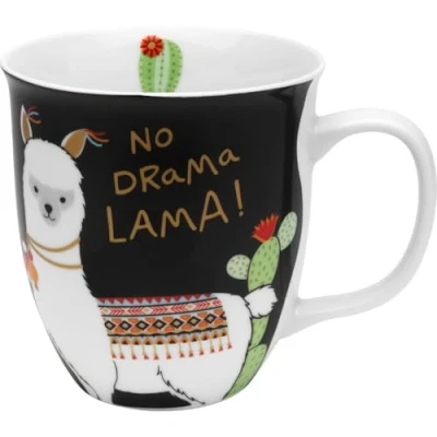 Abbildung von H:) PPY life Tasse mit Motiv &quot;Lama&quot; Kaffeetasse, Porzellan, 40 cl Spruch, Geschenk 45544