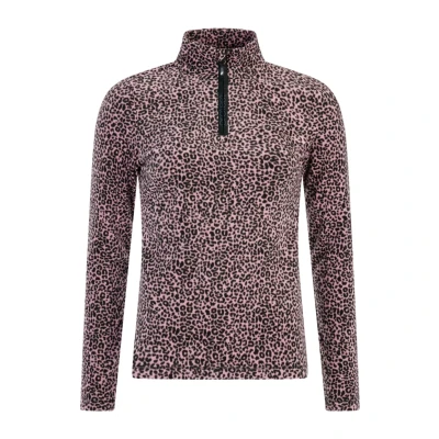 Abbildung von Protest PRTRefuzzy 1/4 Zip Damen Pullover (Größe: M/38, Rosa,mehrfarbig)