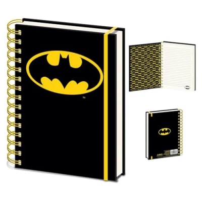 Abbildung von Pyramid Batman Notizbuch (Batsymbol Design) Ringbuch DIN A5 Offizielles Merchandise