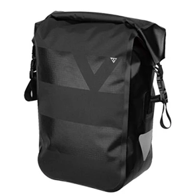 Abbildung von Topeak TT9860B Pannier Drybag, W/Quicklock System, 15l, One Piece, Fahrradtasche, Black (schwarz),