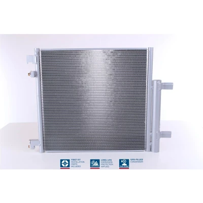 Abbildung von NISSENS 940247 Klimakondensator mit Trockner Aluminium 445 R 134a