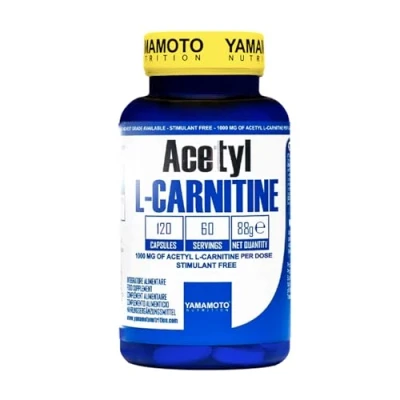 Abbildung von Yamamoto Nutrition Essentielle Acetyl l carnitin 1000 Mg 60 Kapseln, 100 g