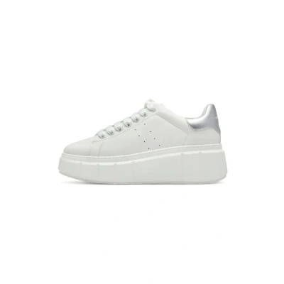Abbildung von Tamaris Sneaker low, Damen, Größe: 41, A white silver Schuhe