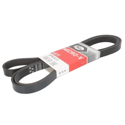 Abbildung von GATES Micro V 6PK2413 Keilrippenriemen 2413 6 Polyester, EPDM (Ethylen Propylen Dien Kautschuk) AUDI: A4 B8 Avant, A6 C7 B7 Avant
