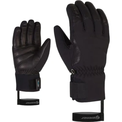 Abbildung von Ziener Damen Kale Ski Handschuhe/Wintersport wasserdicht extra warm Wolle, black, 7