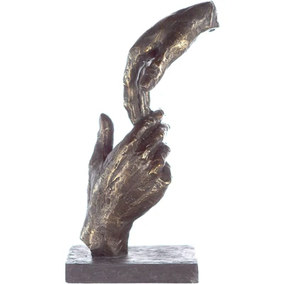 Abbildung von Casablanca Deko Skulptur, Dekofigur Two Hands Poly 29 x 13 8 cm