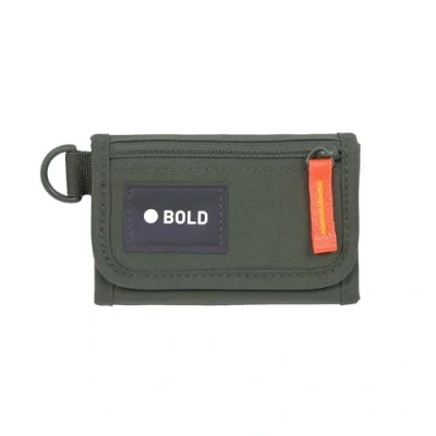 Abbildung von LÄSSIG Kinder Geldbeutel mit Klettverschluss und transparenten Sichtfenster/School Wallet Bold dark olive