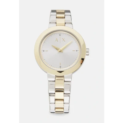 Abbildung von Armani Exchange Jackie Uhr goldcoloured/silvercoloured, Damen, Größe: One Size, Gold coloured/silver coloured