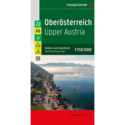 Abbildung von Oberösterreich, Straßen und Freizeitkarte 1:150.000, freytag &amp; berndt: Top 10 Tips, mit Radrouten (freytag berndt Auto + Freizeitkarten)