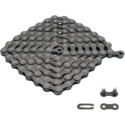 Abbildung von Hycline Fahrradkette Single Speed, Fahrrad kette 1/2 x 1/8 Zoll, Spezialstahl Bike Chain für BMX Kettenschloss Road Mountain Rennrad Sport fahrrad, 114 Glieder