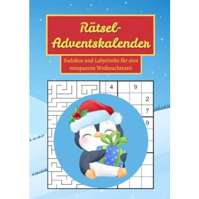 Abbildung von Rätsel Adventskalender: Sudokus und Labyrinthe für eine entspannte Weihnachtszeit