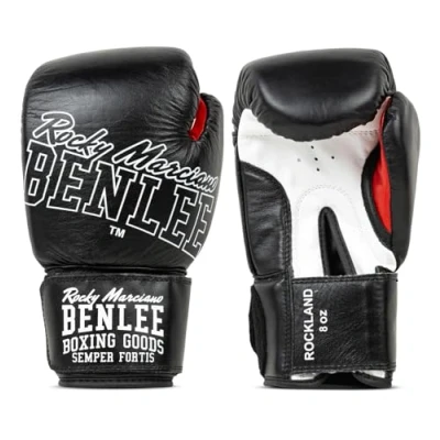 Abbildung von BENLEE Rocky Marciano Rockland Boxhandschuhe, Black/White, 10 oz